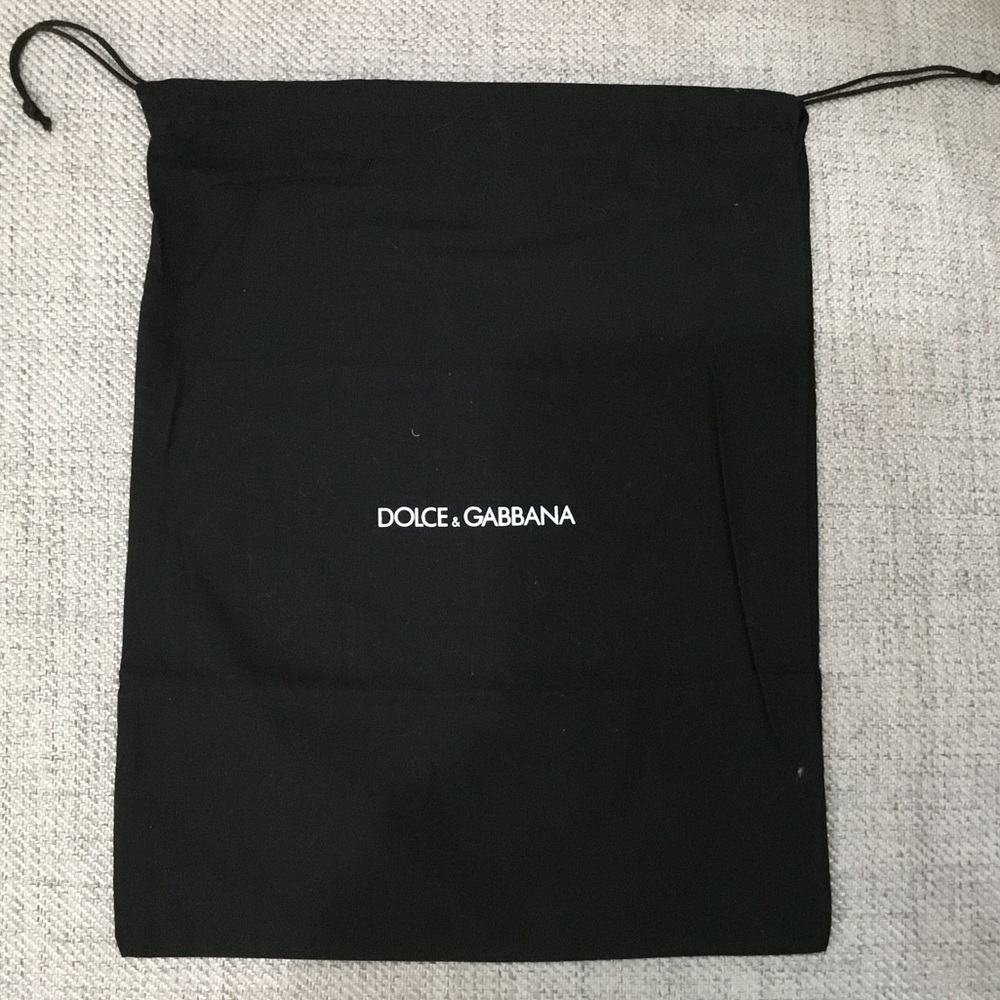 Dolce & Gabbana Black Drawstring Dust Bag